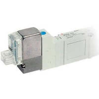 Vanne solénoïde SY5120-5LZD-01-Q, 5 canaux, solénoïde, interface RC, max. 746L/min, série SY 24V
