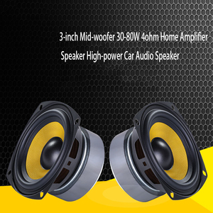 Haut-Parleur Médium-Grave de 3 Pouces, Unité Audio Domestique 30-80W, Caisson de Basses Lourd Haute Puissance pour Voiture, Amplificateur Sonore Hifi - Product Image 2