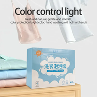 Feuilles de savon solides super concentrées pour le lavage des sous-vêtements, écologiques, jetables, à haute mousse, vente en gros d'usine