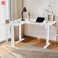 Bureau électrique ergonomique, dernier design, durable, avec contrôleur de hauteur réglable, en métal, pour étudiants/directeurs