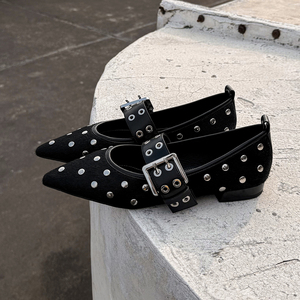 Giày nữ thời trang họa tiết da báo, mũi nhọn, gót giấu, chống trơn, thoáng khí, chất liệu lông bò, khuyến mãi hot dành cho đi làm và đi chơi - Product Image 6