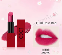 Lápiz Labial Rojo Mate de Alta Calidad, Resistente al Agua y de Larga Duración, con Vitamina C, 3.8g