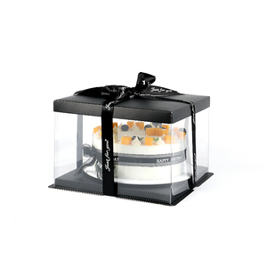 Hst rõ ràng trong suốt vuông Bánh hộp quà tặng sang trọng hộp thực phẩm lớp đám cưới sinh nhật đảng vòng trong suốt Cookie boxs - Product Image 3