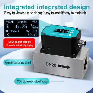 MINI RVS <span class=keywords><strong>Vortex</strong></span> <span class=keywords><strong>Flowmeter</strong></span> voor vloeistofstroommeting (water, olie, chemicaliën) 4-20mA analoge RS485 digitale uitgang - Product Image 3