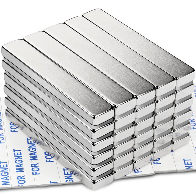 BMAG Super Strong Magnetic Neodymium N52 Large Square Thin Flat Powerful Permanent Magnet NdFeB Strong Super Neodymium Magnets