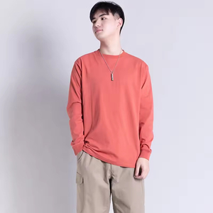Camiseta de Manga Larga para Hombre, 100% Algodón, 230 GSM, con Logotipo Personalizado - Product Image 4