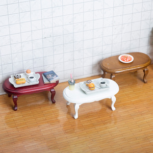 Vente en gros <span class=keywords><strong>mini</strong></span> meubles table chaise canapé ensemble miniature pour maison de poupé<span class=keywords><strong>e</strong></span> accessoires chambre bricolage jeu de simulation jouet - Product Image 2