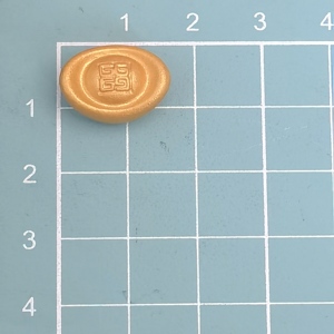 Oggetti in miniatura accessori per la decorazione della <span class=keywords><strong>casa</strong></span> delle bambole oggetti di scena per soldato Mini mattoni dorati in resina di Yuanbao - Product Image 2