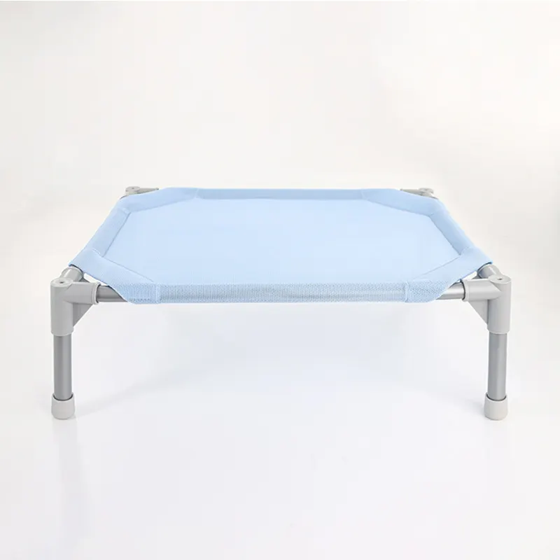 Переносная поднятая кроватка для домашнего питомца, прочный и дышащий коврик, охлаждающая поднятая кровать для домашнего питомца