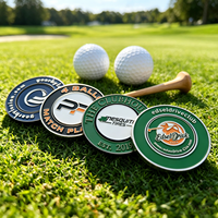 Servicio de Diseño Gratuito, Regalo de Golf, Fichas de Póker Personalizadas, Diseño de Plantilla Personalizada, Fichas de Póker de Metal en Blanco para Golf