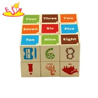 Özelleştirmek eğitim oyuncaklar istifleme alfabe blokları ahşap mektup taşı W13A198