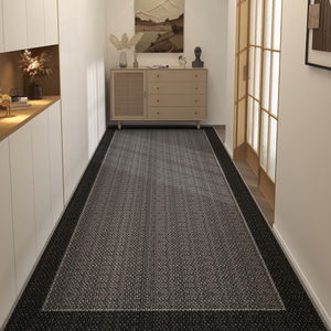 Contemporary Modern Crystal Velvet <strong>Long</strong> <strong>Runner</strong> Rug Anti-Slip Abstract Pattern Polyester <strong>for</strong> Home <strong>Hallway</strong> Use - Product Image 5