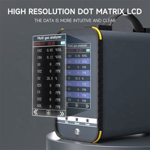 Analisador de gás tipo portátil Analisador de gás 16 em 1 com alça e sonda Analisador de gás de mangueira - Product Image 4