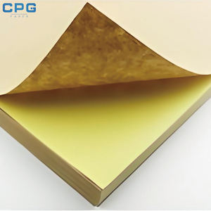 Papel Adhesivo Kraft Ecológico Resistente al Aceite de Primera Calidad, Rollo Jumbo de 80 g/m², Mate, Imprimible, Autoadhesivo, para Promociones - Product Image 2