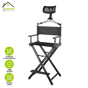 Chaise de maquillage moderne pliante en aluminium pour l'extérieur Mobilier de jardin de coiffure portable pour le parc - Product Image 2