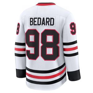 Maglia da Hockey su Ghiaccio di Chicago all'Ingrosso con Ricamo # 91 Frank Nazar # Maglia da hockey 98 Connor Bedard - Product Image 3