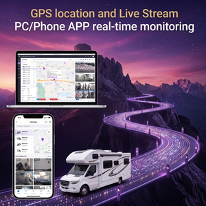 Sistema di Cablaggio Semplificato per <span class=keywords><strong>Camper</strong></span> DT05 All-in-One 4G GPS MDVR con Touchscreen HD da 10 Pollici, DVR Video a 5 Canali e ADAS per Produttori di <span class=keywords><strong>Camper</strong></span> - Product Image 2