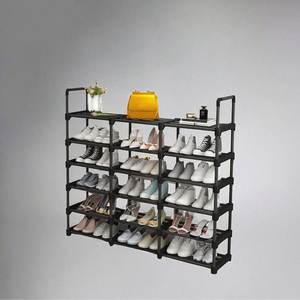 <span class=keywords><strong>Meuble</strong></span> à <span class=keywords><strong>chaussures</strong></span> en plastique à 9 niveaux, peu encombrant, avec garantie commerciale, pour salon, placard et couloir - Product Image 3