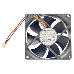 Ventilador FOXCONN/ Foxconn 8025 de 12 V, Nuevo, Gran Volumen de Aire, Ventilador de Refrigeración de Doble Balero de 8 cm, Nuevo Ventilador FOXCONN/ Foxconn 8025 de 12 V - Product Image 1