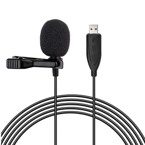 Professionnel anti-bruit condenseur studio d'enregistrement revers cravate clip d'usb micro pour ordinateur portable - Product Image 1