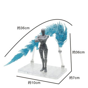 Efectos especiales de hielo y Efectos de escena de llama de torbellino juguetes de decoración <span class=keywords><strong>Luffy</strong></span> Ace figuras de acción modo juguetes Bakugou no Hero Dolls - Product Image 1