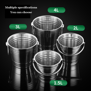 Cubo magnético de acero inoxidable para KTV, champán, vino tinto, cubo de hielo, cubo de hielo para gránulos, barra, Cubo de cerveza grande - Product Image 4