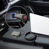Chargeur de voiture Starlink Mini 12V-24V 30V 3.5A, cordon d'alimentation allume-cigare, affichage numérique, ports USB-C PD USB, plastique, cuivre pur
