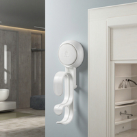 Organisateur mural amovible en plastique à ventouse personnalisé pour le rangement du lavabo dans la salle de bain et la cuisine