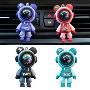 Divertido Ambientador de Coche con Diseño de Astronauta de Dibujos Animados, Ajustable, de PVC, con Clip para Ventilación, Fragancia para Interiores de Autocaravanas - Product Image 2