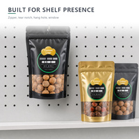 Pochette alimentaire refermable personnalisée en PE avec impression en héliogravure, idéale pour le stockage de bonbons, snacks, lait, gelée et aliments pour animaux de compagnie