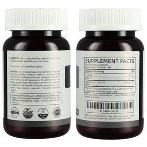 Aceite de Semillas Negras de Buena Calidad, Prensado en Frío, Aceite de Semillas Negras Puro Sativa en Cápsulas con Vitamina E - Product Image 4