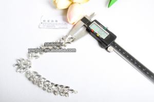 Chaîne en métal <span class=keywords><strong>marquise</strong></span> 7x15 avec strass en <span class=keywords><strong>verre</strong></span> pour empeignes de chaussures, garnitures de robes, accessoires de couture - Product Image 3