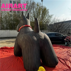 Mascotte de chien sur mesure, ballon gonflable de <span class=keywords><strong>terrier</strong></span> écossais, ballon gonflable de chien noir pour défilé - Product Image 2
