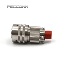 Konektor Listrik Sirkular Seri Y50X Kelas Industri PSCCONN 6 7 8 12 Pin, Steker & Soket Kabel Penerbangan Tahan Air IP67