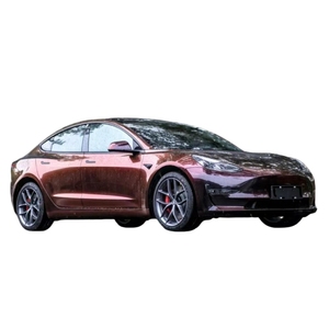 Pellicola in vinile in PVC per Auto avvolgente con stella nera e Charm rosso antigraffio e cambio colore con funzione Shift Shift per carrozzeria - Product Image 1