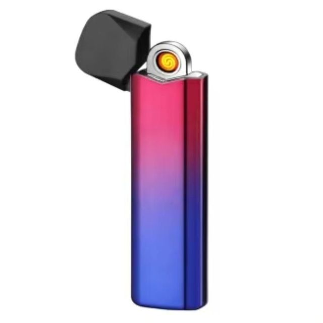 Wholesale Cute Design Windproof Smoking Lighter Usb Rechargeable Slim Pen Design Electric Lighter Other Lighters