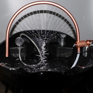 Lavacabezas para Salón de Belleza con Accesorios, Altura Ajustable, Circulación de Agua, Terapia Capilar, Spa Capilar - Product Image 1