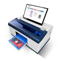 Mesin Printer UV Mini A5 untuk Kustomisasi Casing Ponsel, Pencetakan Kulit Belakang, Stiker Belakang, Layanan Cloud, DIY, 6 Warna Tinta