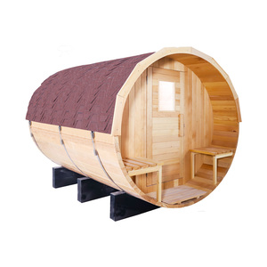 4-6 personnes salle de sauna canadien en pruche sauna baril sauna extérieur à vendre - Product Image 3