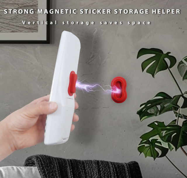 YDS Magnetic Remote Control Holder Self-Adhesive Organizer Wall Mount NoDrill for Air Conditioner TV Remote Electric Toothbrush
