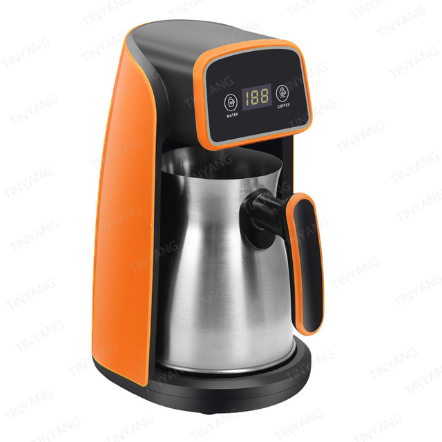 China Tea Coffee Drip Pot Stainless Steel Heating Electric Jug Kettle 350ML Greek Turkish Coffee Maker