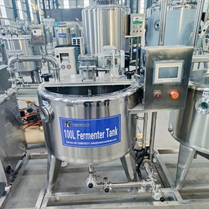 Chaîne de production de yaourt de petite taille de haute qualité TEKFOOD, fabriquée en Chine, 100L 200L 300L, Machine de fabrication de yaourt - Product Image 3