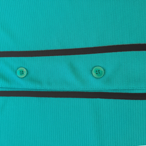 Jersey de béisbol Pullonsy personalizado para hombre en negro malla de botón completo bordado nombre del equipo y números tamaños - Product Image 1