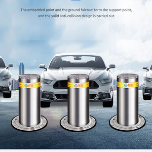 Poteau <span class=keywords><strong>de</strong></span> stationnement hydraulique QIGONG en acier inoxydable <span class=keywords><strong>de</strong></span> qualité 304, étanche, anti-véhicule, barrière <span class=keywords><strong>de</strong></span> circulation, poteaux hydrauliques escamotables <span class=keywords><strong>de</strong></span> 168 mm pour l'accès aux bâtiments - Product Image 3