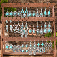 Joyería para Mujer Pendientes de Borla para Mujer Estilo de Moda en Tendencia con Gota de Agua Aleación de Zinc Venta al por Mayor de Fábrica Pendientes Baratos