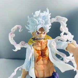23cm de bonne qualité One Pieces Nica Gear 5 debout sourire <span class=keywords><strong>Luffy</strong></span> dessin animé modèle jouet PVC Figure couleur boîte paquet - Product Image 6