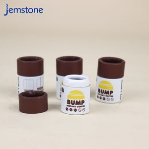 Custom Recyclable Food Grade <b>Tea</b> Chocolate Capsule Kraft Cylinder <b>Coffee</b> Beans Packaging Box Protein Powder Paper Tube <b>Container</b> - Product Image 3