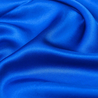 Tissu en soie brocart tissé, crêpe satiné uni, 19 Momme, 100% soie de mûrier, résistant à l'abrasion, pour taie d'oreiller et doublure de pyjama, en stock