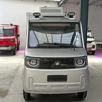 Mini camionnette électrique à quatre roues avec 2 sièges, camion frigorifique à basse vitesse pour le transport en chaîne du froid