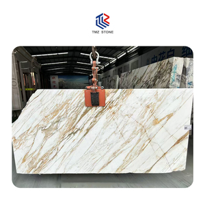 TMZ STONE ODM OEM Gamma Bella Marbre en or avec des veines élégantes pour les zones commerciales modernes - Product Image 1